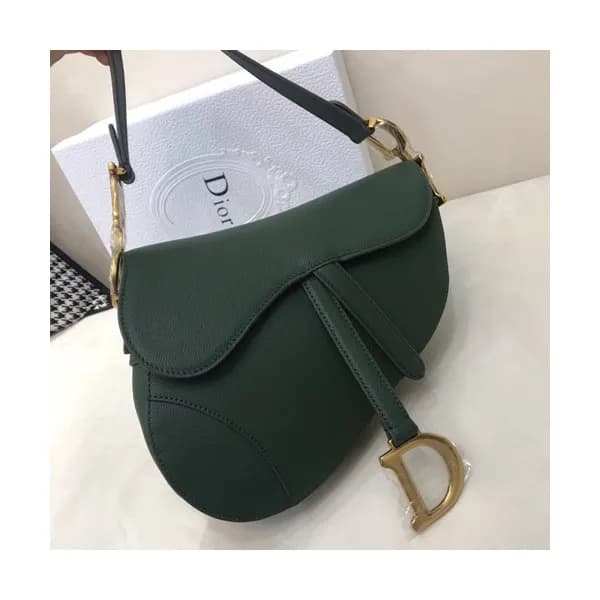 Dior 2019 Leather Saddle Shoulder Bag ,17/25.5CM -… - 1