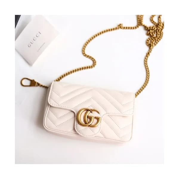 Gucci GG Marmont Matlase Super Mini Women Shoulder… - 1