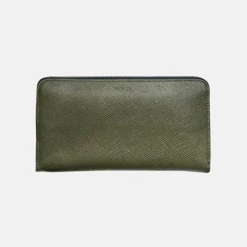 Prada 2019 Mens Saffiano Leather Zip Wallet 2ML317… - 1