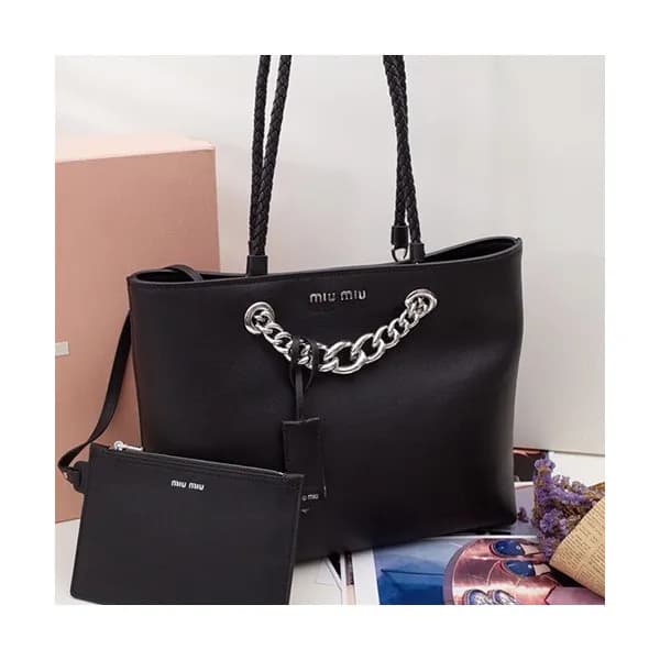 MiuMiu 2019 Tote Shoulder Shopper Bag,30cm - 미우미우 … - 1