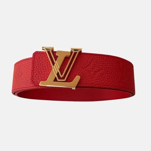 Louis vuitton 2019 Mens Initial Logo Buckle Leathe… - 1