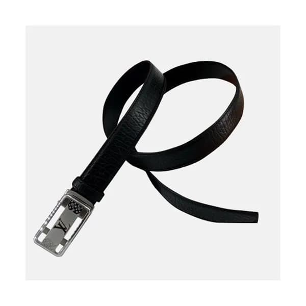 Louis vuitton 2019 Mens Initial Logo Buckle Leathe… - 1