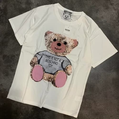 Moschino 2019 Mm/WmCrew -neck Cotton Short Sleeved… - 1