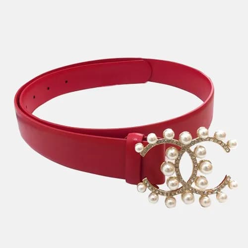 Chanel 2019 Ladies Leather Belt - 샤넬 2019 여성용 레더 벨… - 1