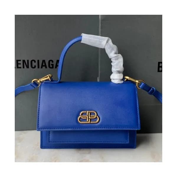 Balenciaga 2019 Sharp XS Leather Satchel Tote Sho… - 1