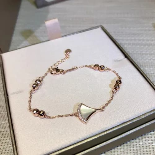BULGARI Rose Glod Bangle -불가리 여성 로즈 골드 도금 팔찌BUL005… - 1