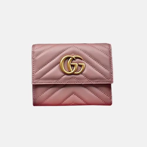 Gucci 2019 Marmont Matelasse Leather Wallet 47480… - 1