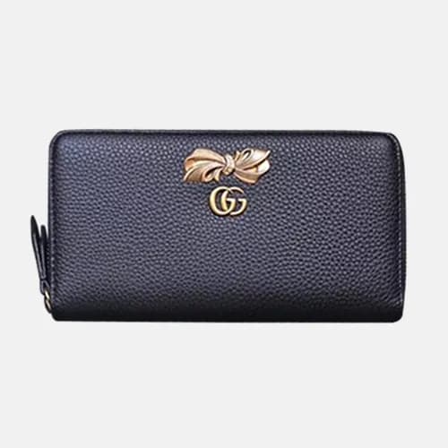 Gucci 2019 Ladies Leather Zip Round Wallet 524291 … - 1