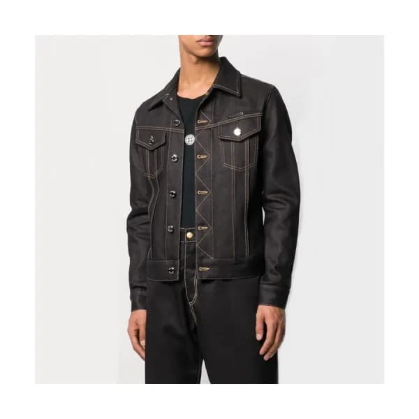 Prada 2019 Mens Logo Casual Leather Jacket - 프라다 2… - 1