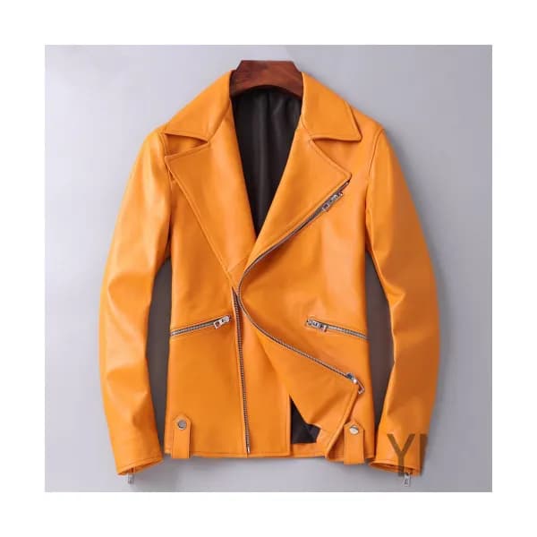 Loewe 2019 Mens Causal Leather Jacket - 로에베 2019 남… - 1