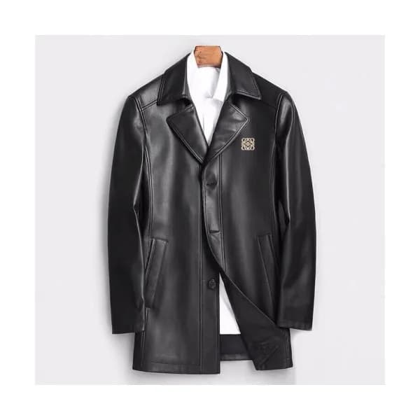 Loewe 2019 Mens Causal Leather Jacket - 로에베 2019 남… - 1