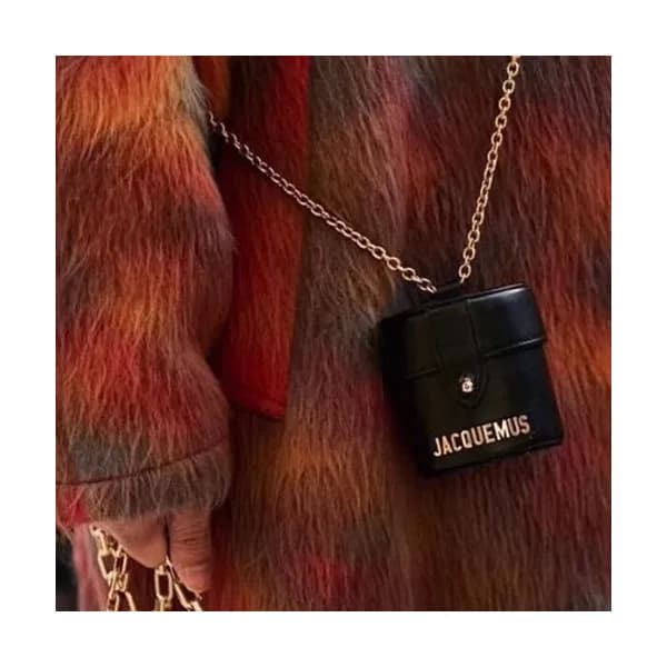 Jacquemus 2019 Leather Mini Chain Shoulder Cross B… - 1