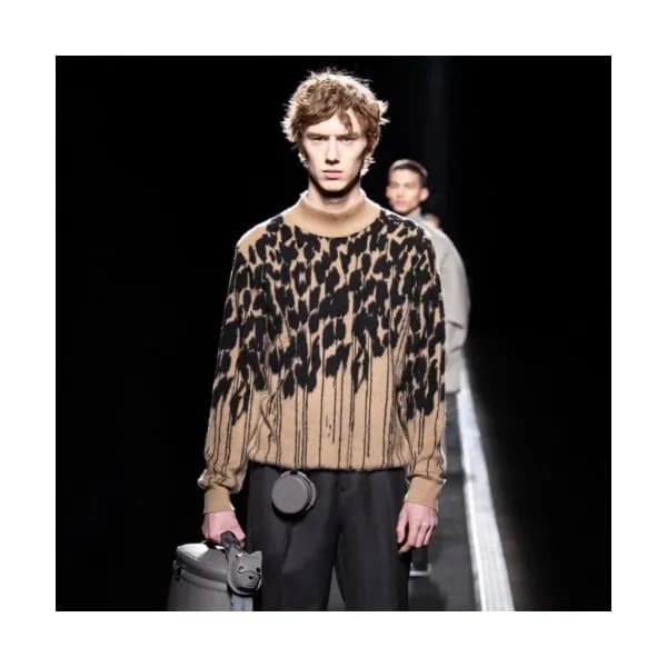 Dior 2019 Mens Retro Logo Turtle-neck Sweater - 디올… - 1