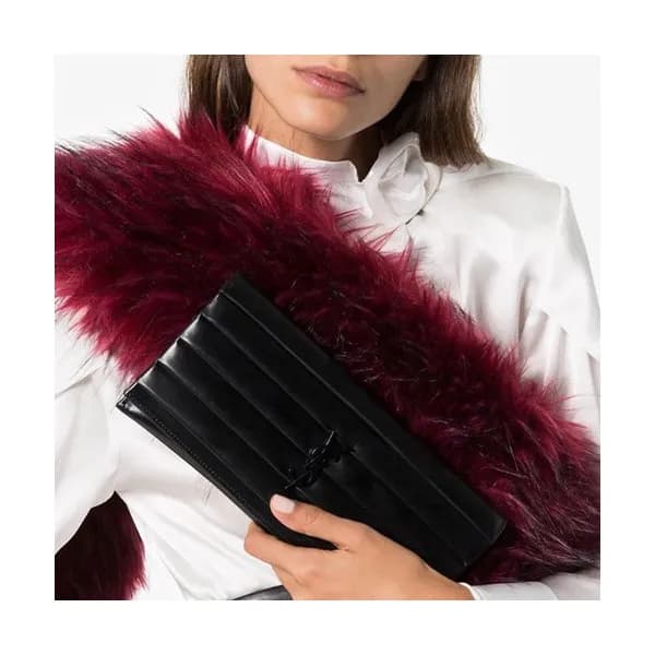 Saint Laurent 2019 Leather Clutch Bag , 25cm - 입생로… - 1