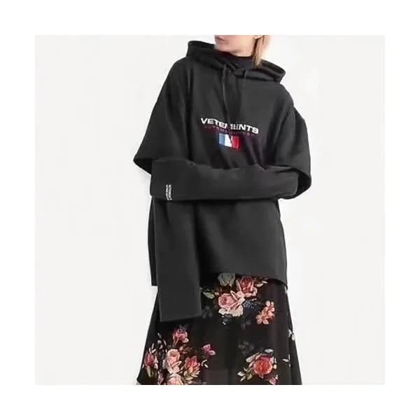 [베트멍]Vetements 2020 Mm/Wm Logo Oversize Cotton Hoo… - 1