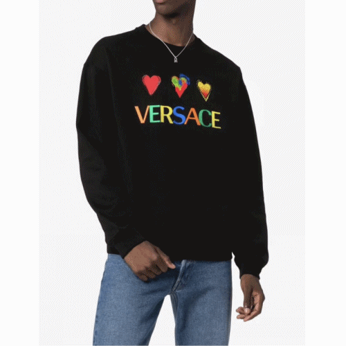 [베르사체]Versace 2020 Mens Hearts Cotton Training Clo… - 1