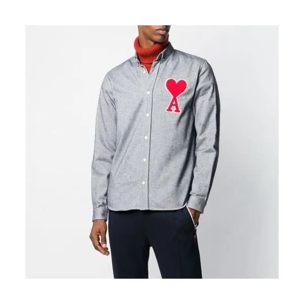 Ami Mens Cotton Shirts - 아미 남성 캐쥬얼 셔츠 - ami22x - 1