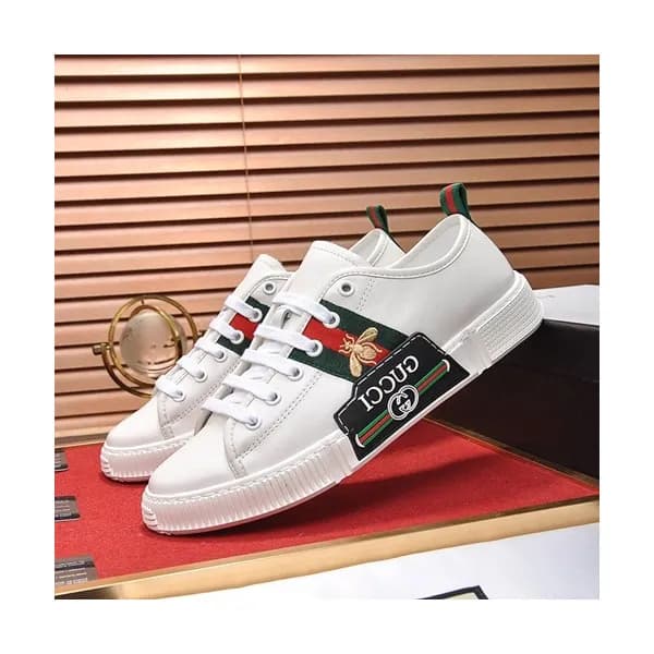 Gucci 2019 Mens Leather Sneakers - 구찌 2019 남성용 레더 … - 1