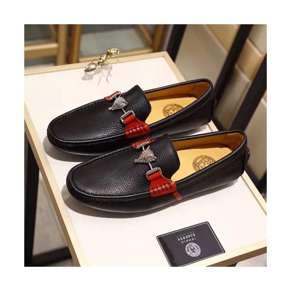 Versace 2020 Mens Leather Loafer - 베르사체 2020 남성용 … - 1