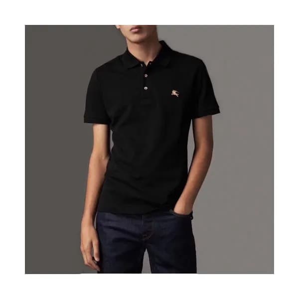 [버버리]Burberry 2020 Mens Logo Cotton Polo Short Sle… - 1