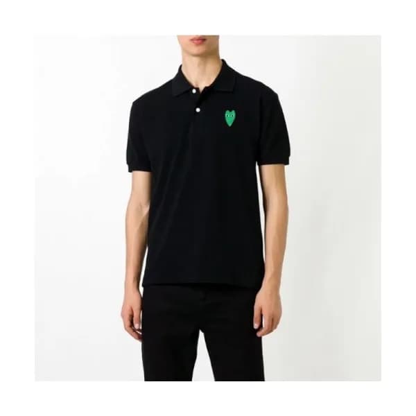 [꼼데가르송]Cdgplay 2020 Mens Heart Cotton Short Sleeve… - 1