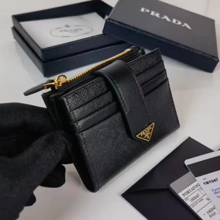 Prada 2024 Saffiano Ladies Card Purse, 1MC038 - 프라… - 1