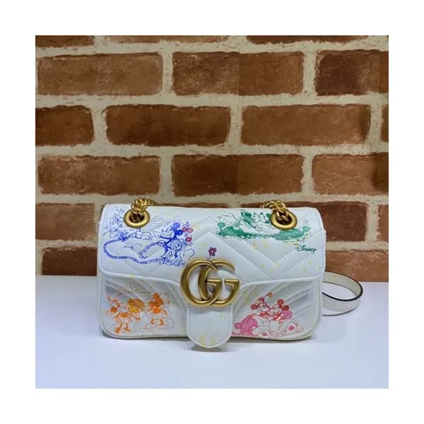 Gucci 2020 GG Marmont Matlase Women Shoulder Bag,2… - 1