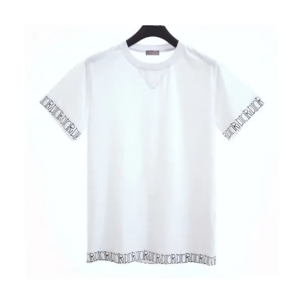 [디올]Dior 2020 Mens Logo Cotton Short Sleeved Tshir… - 1