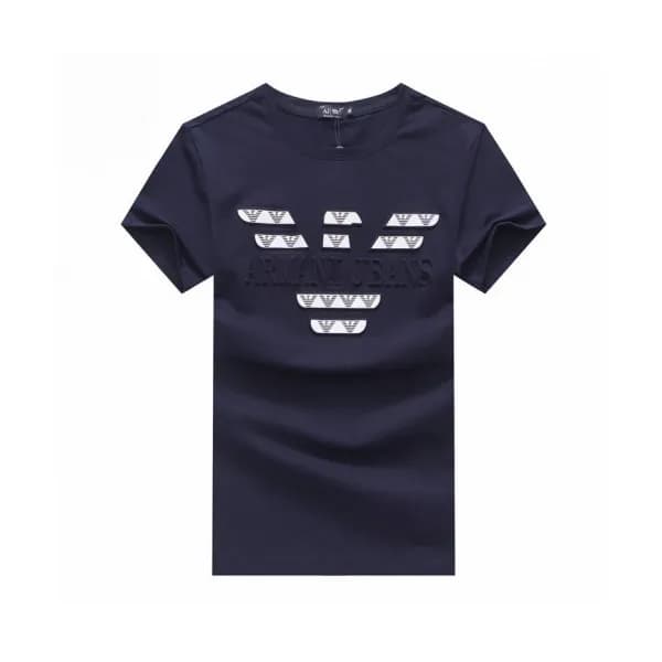 [알마니]Armani 2020 Mens Logo Silket Short Sleeved Ts… - 1