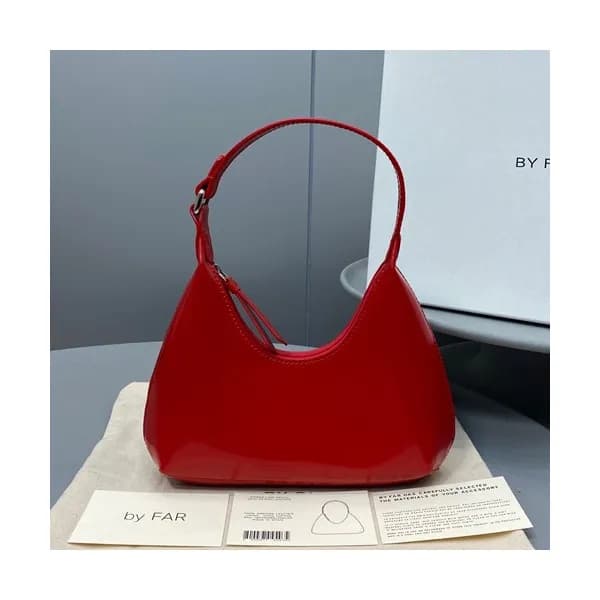 By Far 2020 Leather Tote Shoulder Bag,20cm - 바이 파 … - 1