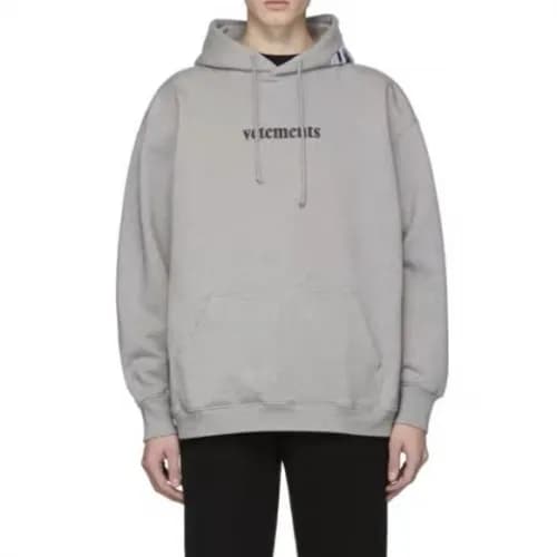 [베트멍]Vetements 2020 Mm/Wm Logo Oversize Cotton Hoo… - 1