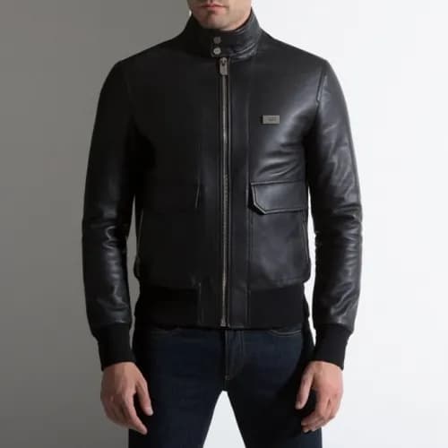 Bally Mens Business Modern Leather Jacket - 발리 202… - 1