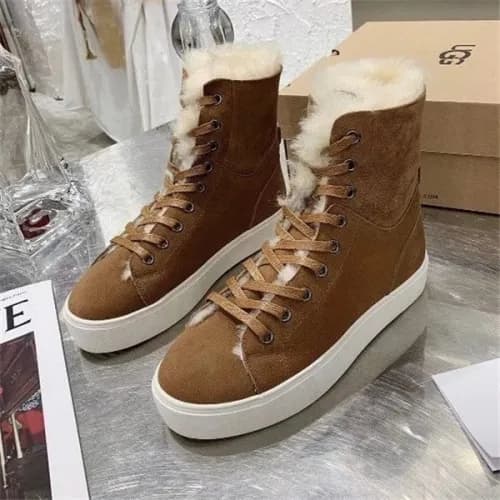 Ugg 2020 Women's Leather Wool Boots - 어그 2020 … - 1