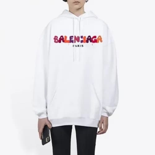 [발렌시아가]Balenciaga 2020 Mm/Wm Logo Cotton Hoodie - … - 1