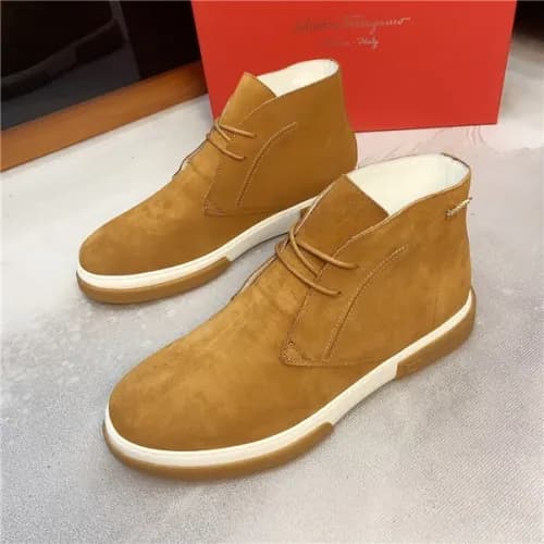 Salvatore Ferragamo 2020 Men's Leather Sneaker… - 1