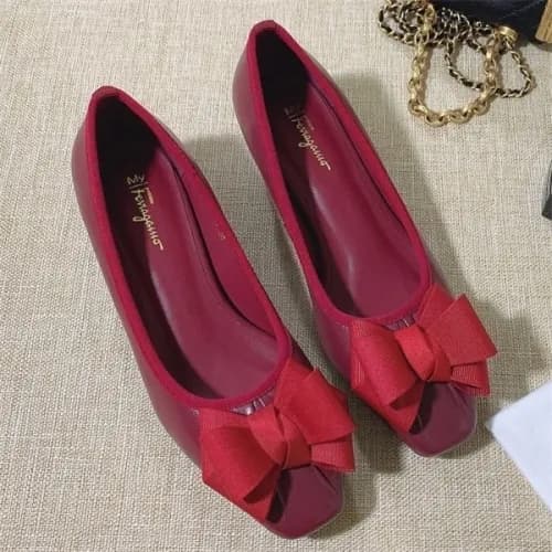 Salvatore Ferragamo 2020 Women's Leather Flat … - 1