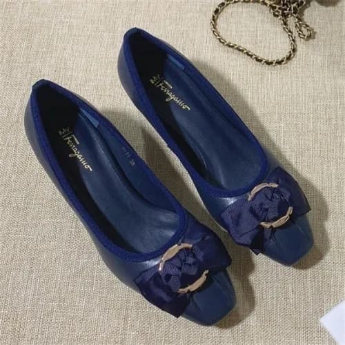 Salvatore Ferragamo 2020 Women's Leather Flat … - 1