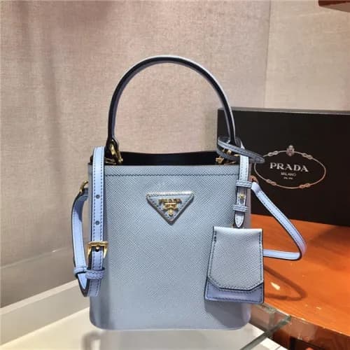 Prada 2020 Women's Leather Mini Tote Shoulder … - 1