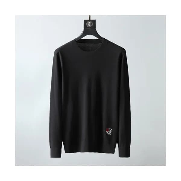Loewe 2020 Mens Logo Crew-neck Wool Sweaters - 로에베… - 1
