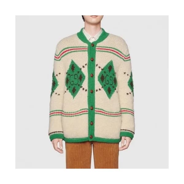 Gucci 2021 Mm/Wm Trendy V-neck Cardigan - 구찌 2021 … - 1