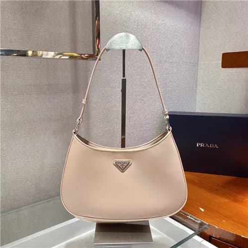 [매력터지는]Prada 2021 Women's Leather Hobo Bag,26.… - 1