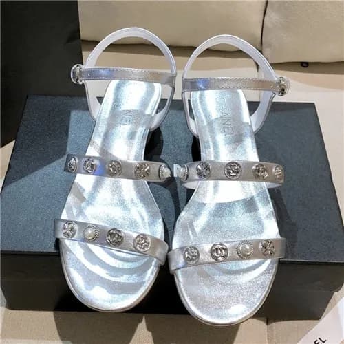 [매장판]Chanel 2021 Women's Leather Sandal,CHAS06… - 1