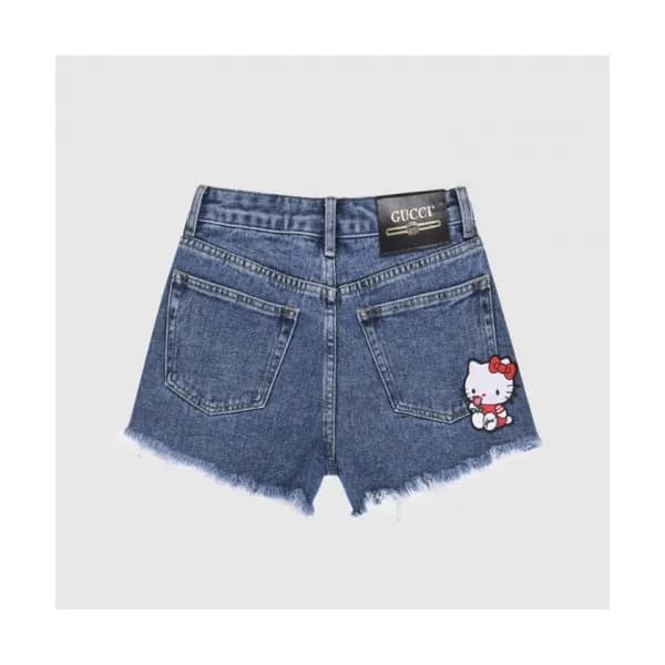 Gucci Womens Initial Logo Half-pants Blue - 구찌 20… - 1