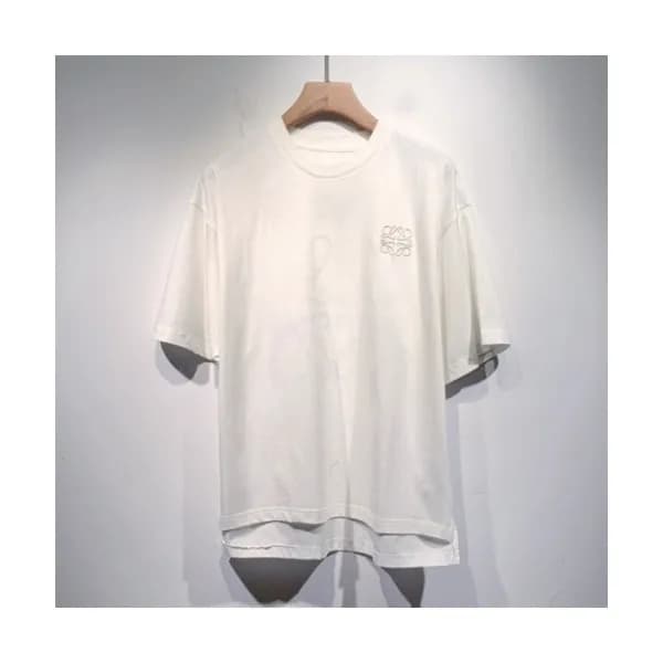 Loewe Mm/Wm Smile Short Sleeved Tshirts White - 로… - 1