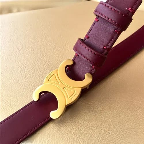 Celine 2021 Women's Leather Belt,2.5cm,CELBT00… - 1