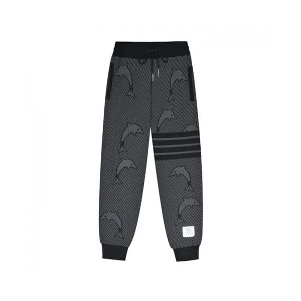 Thom Browne Mens Casual Training Pants Black - 톰브… - 1