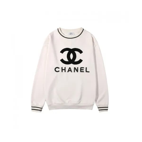 Chanel Mm/Wm Crew-neck Logo Cotton Tshirt White -… - 1