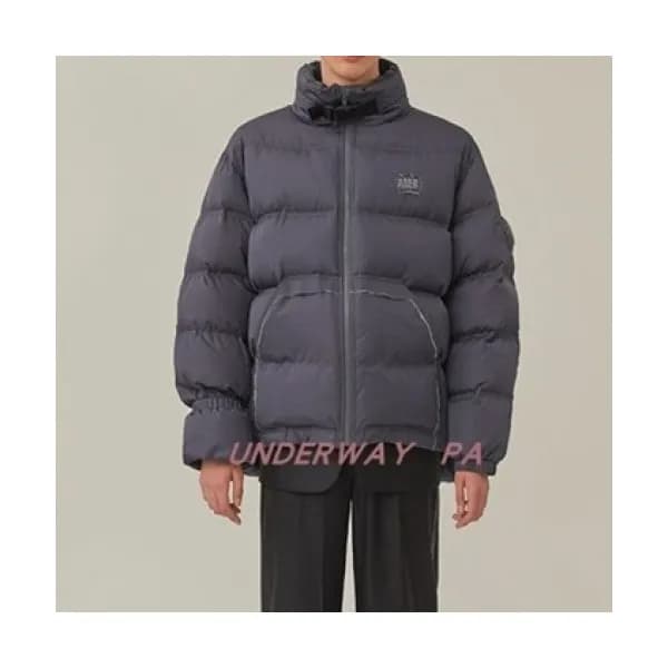 ADER Mm/Wm Patch Logo Modern Down Padding Blue - … - 1