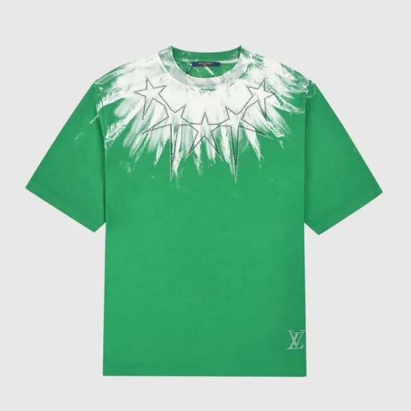 디올 남성 크루넥 그린 반팔티 - Mens Green Tshirts - dio01706x - 1