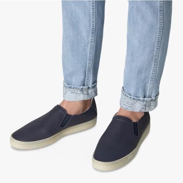 벨루티 남성 클래식 블루 슬립온 - Mens Blue Slip-ons - ber0109x - 1